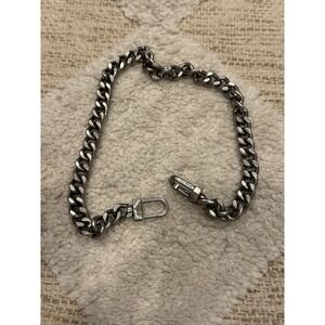 Michael Kors Silver-Tone Purse Chain 18" Strap